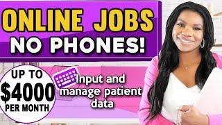 High-Paying Data Entry Job: Up to $4,000 Monthly Typing! Work From Home Entering Patient Info