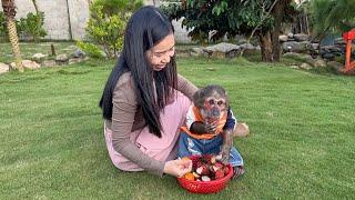 Yoyo Jr plays with his mom and enjoys his favorite food