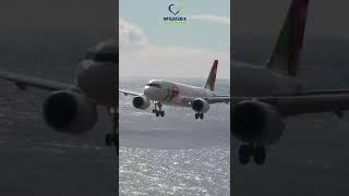 Airbus a320 NEO bouncing landing at Madeira Airport