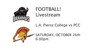 FOOTBALL: LA Pierce College Brahmas vs Pasadena City College Lancers