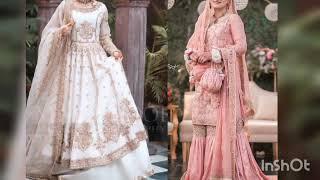 white Vs Pink nikah bridal dress 2023|Pink nikah dress |white nikah dress #trending #viral #ytshort