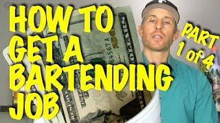 How to Get a Bartending Job with NO Experience (Step 1 of 4)