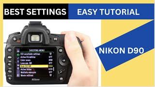 Nikon D90 Easy Tutorial & Best Settings For Photos & Video (Hindi / Urdu)