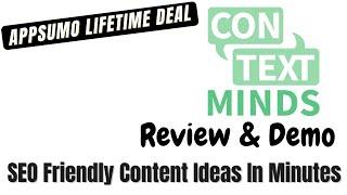 ContextMinds Appsumo Lifetime Deal Review - How Does ContextMinds Work?