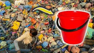 Plastic Buckets Making Process | Amazing Process of Recycling Garbage | Manufacturing Industry