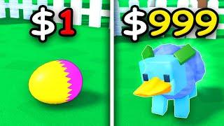 $1 vs $1000 Pet in Roblox Pet Lab...