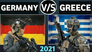 Germany vs Greece military power comparison 2021