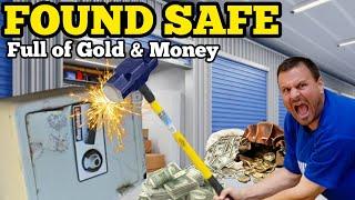 FOUND SAFE FULL OF GOLD SILVER & MONEY In Abandoned Storage Unit