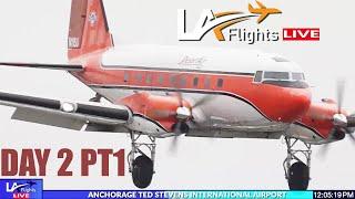 LIVE  Anchorage Airport ACTION! | Ted Stevens Int'l LIVE |