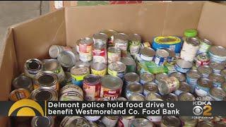 Delmont Police Hold Food Drive