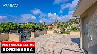  Three-room penthouse for sale in Bordighera