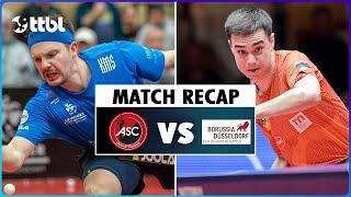 GRÜNWETTERSBACH vs. DÜSSELDORF (Tischtennis Bundesliga Recap) | 2025 Matchday 18