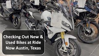 BMW Motorcycles - Checking Out Some New & Used Motorcycles at RideNow Austin, Texas