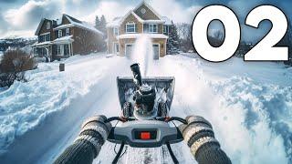 Snow Plowing Simulator - Part 2 - I Bought a Snowblower!