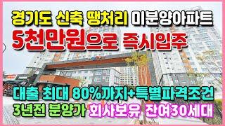 경기도 신축 28평 땡처리 미분양아파트 5천만원으로 즉시입주 회사보유분 선착순 30세대 특별파격조건 수도권 최저가 미분양아파트 파주 연풍 양우내안애 에코하임