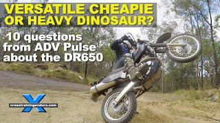 DR650 versatile cheapie or heavy dinosaur? 10 questions from ADV Pulse!︱Cross Training Adventure