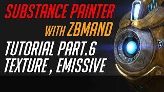 Substance painter with zbmand_#Turorial part 6 - Texture, Use Emissive