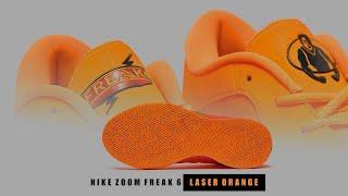 Nike ZOOM FREAK 6 LASER ORANGE 2024 DETAILED LOOK + PRICE INFO