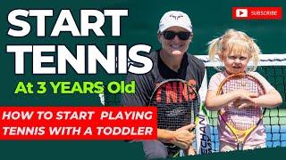 Tennis Lessons For Kids | Teaching Tennis for 3 Year Old | Toddler Tennis With Coach Liz Carpenter