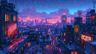 Relive 1980s Lofi City Vibes  Rainy Lofi Music Mix for Sleep, Study, and Focus  Lofi Rain Playlist