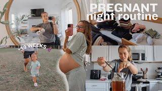 *realistic* PREGNANCY NIGHT ROUTINE w/ a toddler (who's having a DAY...)