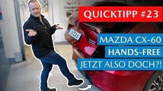 SORRY, it was our MISTAKE🫣Does the Mazda CX-60 PHEV HAVE a FOOT SENSOR for a rear hatch?|QuickTip#23