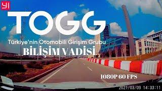 BİLİŞİM VADİSİ (TOGG GENEL MERKEZİ) YOLCULUK - GEBZE - Yİ SMART DASH CAMERA XİOAMİ 1080P 60FPS