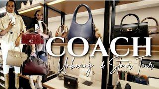 COACH Unboxing & Store Tour | YSL VS COACH Handbags | TIKTOK 'IT BAG' | Black Friday Sales