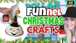 Ingenious! Beautiful Dollar Tree Christmas DIYS using Dollar Tree Funnels