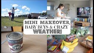 Mini Makeover, Big Baby Buy & Crazy Weather! | Week in my life 3-7th June