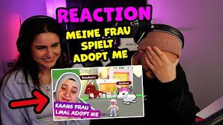 Kaan & Dania reagieren auf "KAANS FRAU SPIELT 1.MAL ADOPT ME"