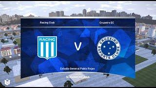 Racing Club vs Cruzeiro ● Final Copa Sudamericana 2024 ● Gameplay Pes 2021