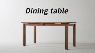 한트베르커 - 호두나무 식탁 제작과정 [Making walnut dining table]