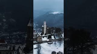 Tour Lichtenstein Castle in the Midst of an Epic Snowstorm 