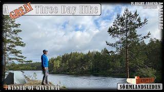 A GREAT Three Day Hike | WINNER OF GIVEAWAY | SÖRMLANDSLEDEN