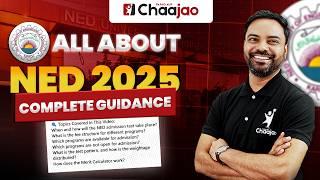 NED 2025 | All About NED 2025 Admissions | NED University of Engineering & Technology