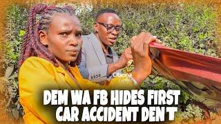 OGA OBINNA  SHOCKED AS DEM WA FACEBOOK HIDES HER FIRST CAR ACCIDENT FROM HIM