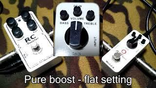 XOTIC RC Booster VS Mooer Pure Boost