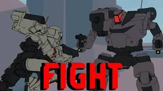 Cat and Mouse | MechWarrior Fight Animation