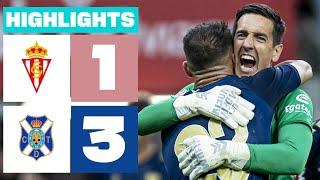 REAL SPORTING 1 - 3 CD TENERIFE I HIGHLIGHTS LALIGA HYPERMOTION