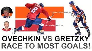 OVECHKIN vs GRETZKY: Race to most Goals All-Time!