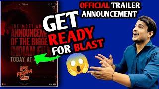 BREAKING NEWS - Pushpa 2 Official Trailer Announcement Time | PUSHPA 2 Trailer Release Date LOCKED