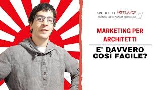 Trovare clienti per architetti è FACILE o DIFFICILE? Riflessioni sul marketing online per architetti