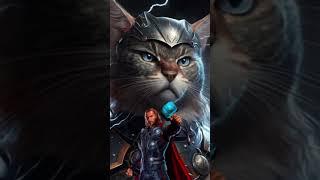 #shorts  Marvel and DC superheroes as CATS #marvel #DC #Avengers