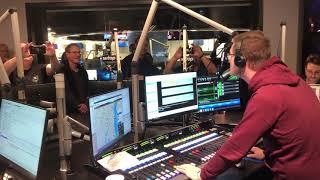 WTOP's first broadcast from the new Glass-Enclosed Nerve Center