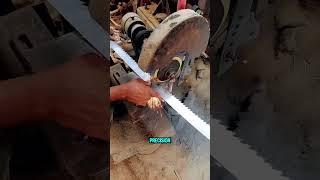 Manual Bandsaw Sharpening Made Easy #shorts