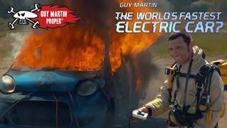 What happens when an electric car Explodes? | Guy Martin Proper