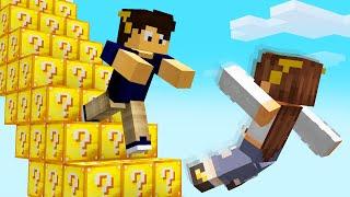 Escadona SUPREMA de LUCKY BLOCKS no Minecraft!