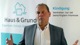 Die richtige Kündigung eines Mietverhältnisses | Haus & Grund TV mit Rechtsanwalt Christoph Schöll