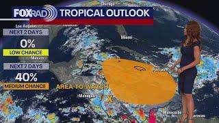 Continuing to monitor for development in the Caribbean | FOX 26 Tropical Weather Forecast